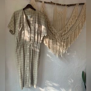 Vintage Windowpane Dress
